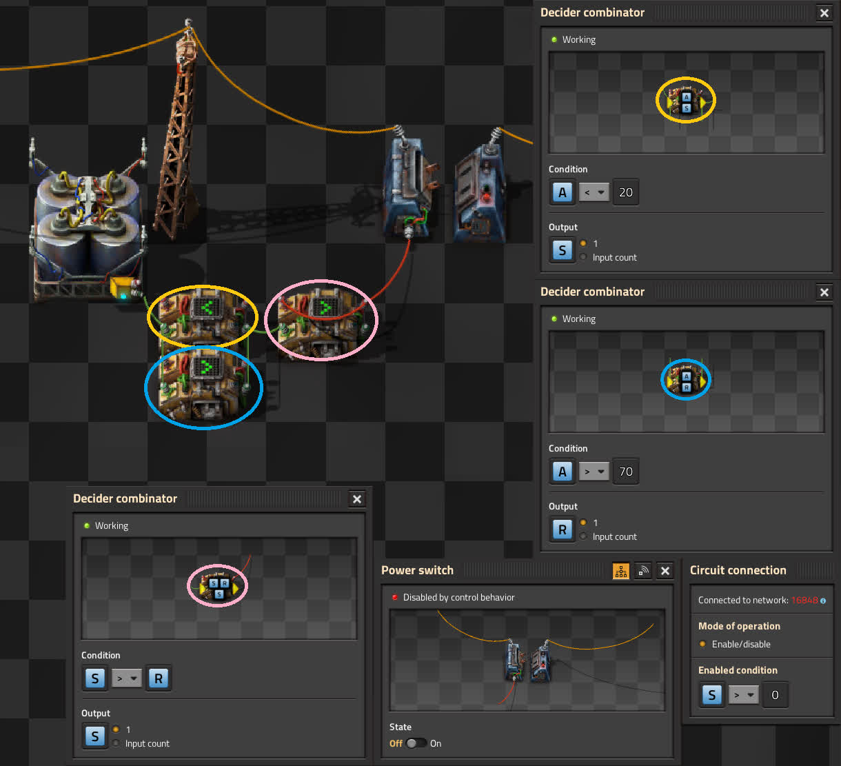 Configuration du circuit d’alimentation de secours