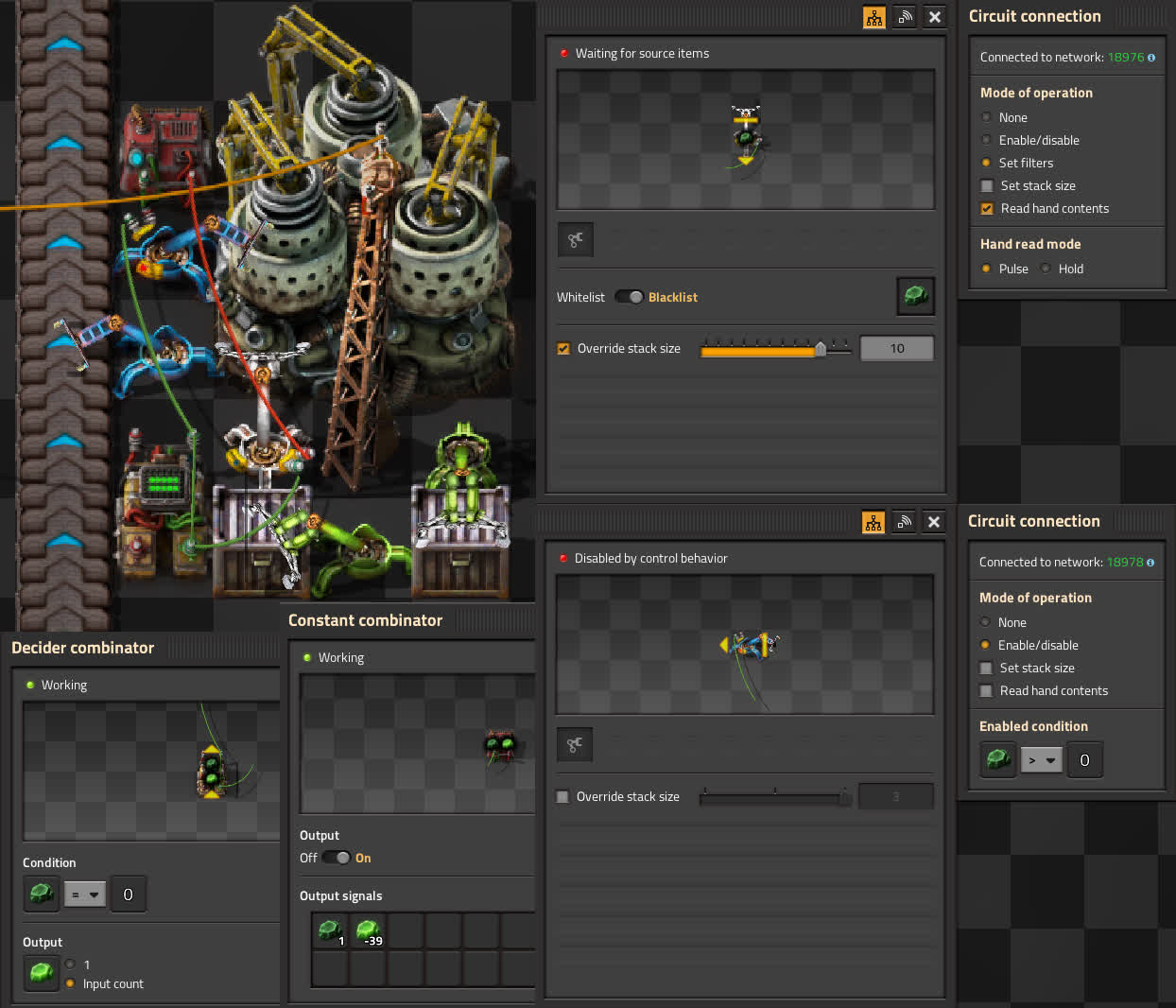 Configuration du circuit d’enrichissement Kovarex