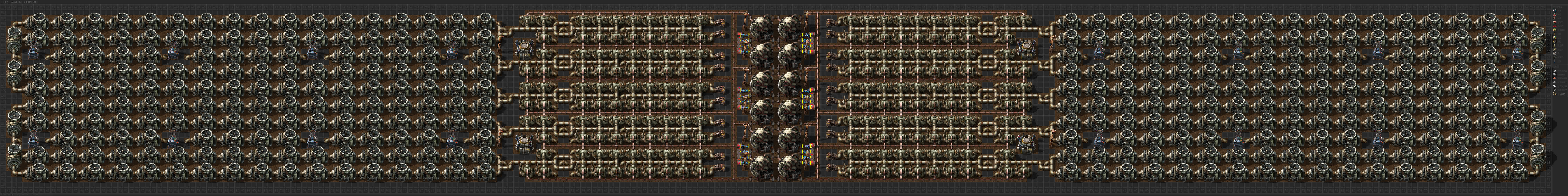 A tileable 2x6 nuclear plant section that produces 1920MW.